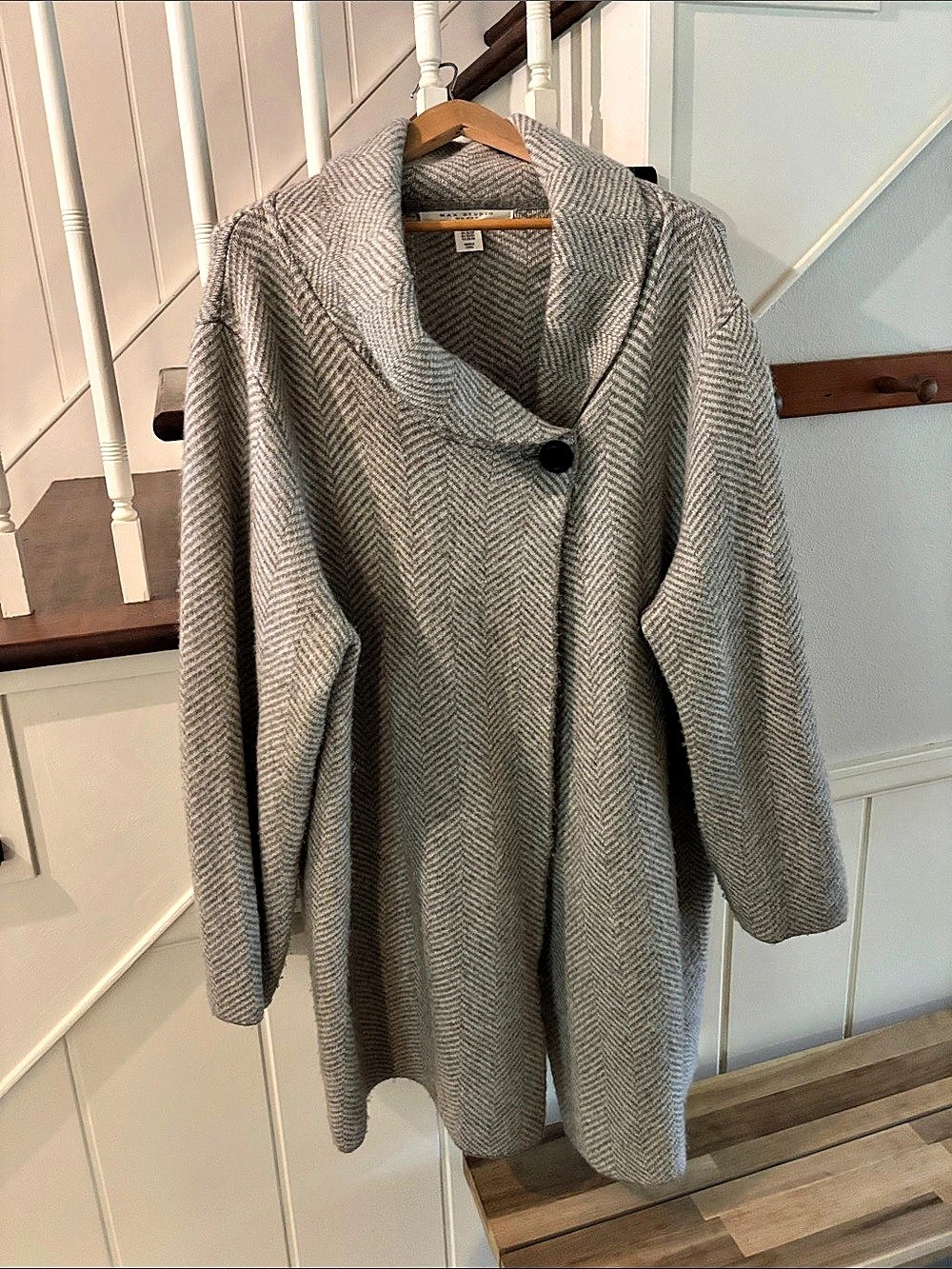 Max Studio Women's Herringbone Coat Size 3X